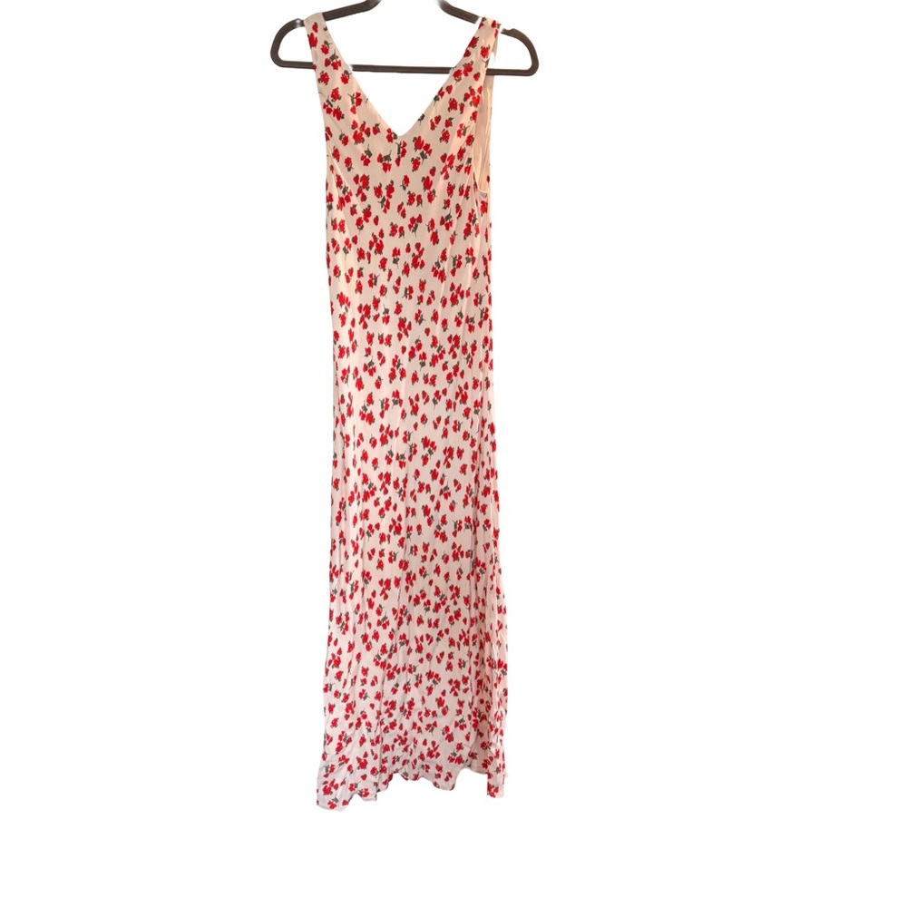 Z SUPPLY HANA LA ROSA IVORY SEA SALT DITSY MAXI DRESS - Picture 7 of 9